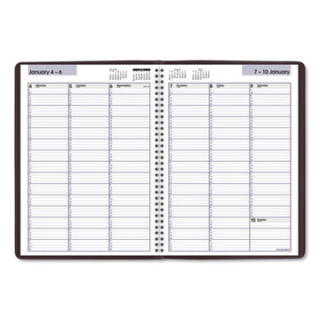 AT-A-GLANCE® Dayminder Weekly Appointment Book, Vertical-column Format, 11 X 8, Burgundy Cover, 12-month (jan To Dec): 2022 freeshipping - TVN Wholesale